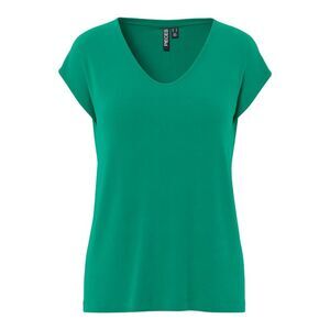 Pieces Womens/Ladies Pckamala Knitted V Neck / Pepper Green